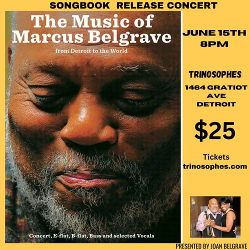 Marcus Belgrave Songbook Release Flyer